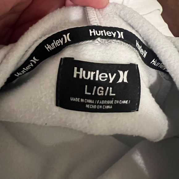 Hurley Large Men’s Hooded Sweatshirt 100% Polyester - Picture 3 of 3